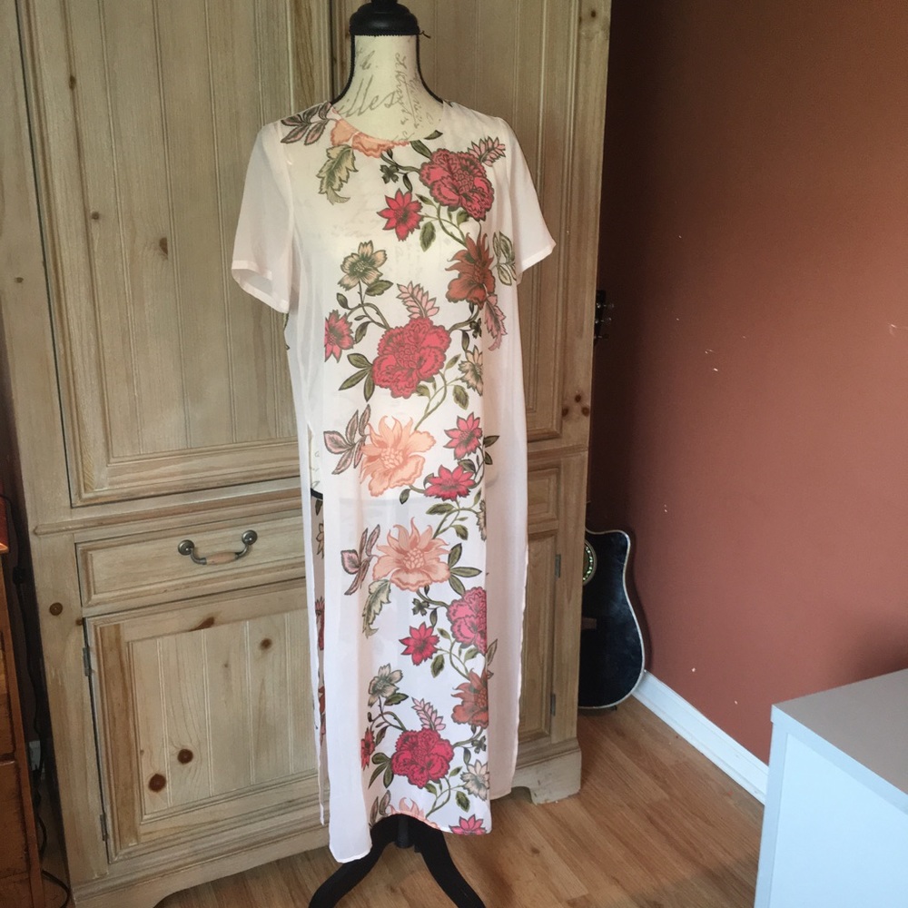 *SOLD* 🎉HP!🎉NWT Vince Camuto Boho Sheer Dress - Picture 6 of 8